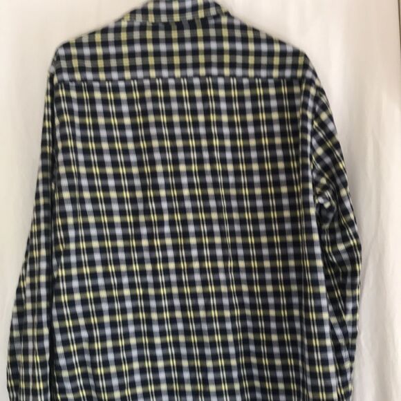 Banana Republic Mens Button Down Slim-Fit Cotton Shirt XL Plaid Business Casual - Picture 6 of 6